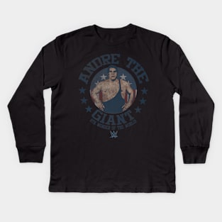 Andre The Giant 8th Wonder Of The World Kids Long Sleeve T-Shirt